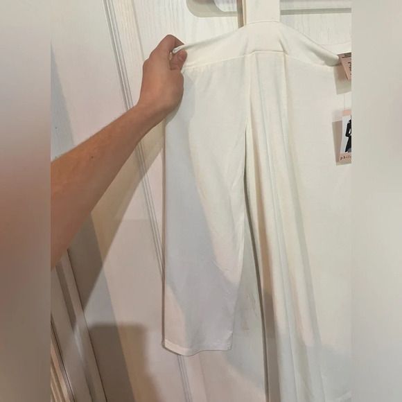 WILL NOT TAKE LESS NWT White Philosophy Exposed Shoulder Top - Picture 2 of 5